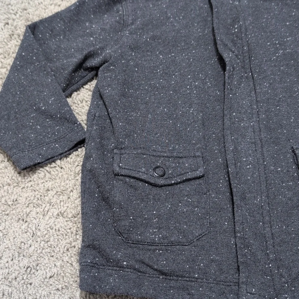 Burts Bees Toddler Jacket Organic Cotton Size 3T Gray Speckle‎